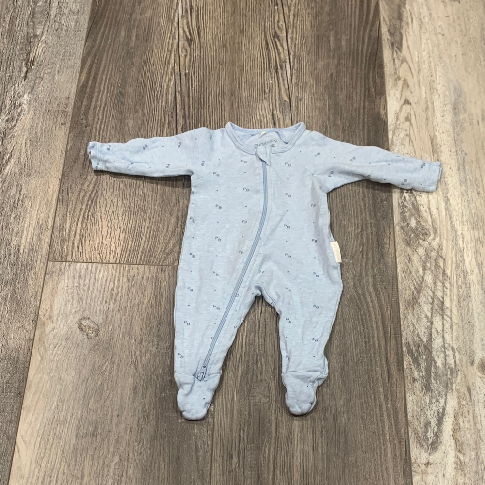 Pure Baby Blue Baby One Piece